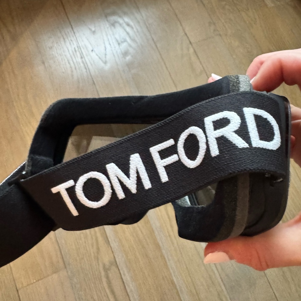 TOM FORD Logo Strap Mirrored Ski Goggles - brand new